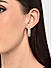 Amavi Gold Alluring AD Hoop Earrings For Women