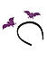Halloween Black and Purple Bat Kids Hair Band 