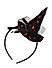 Halloween Black Red Witch Hat Kids Hair Band 
