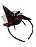 Halloween Black Red Witch Hat Kids Hair Band 
