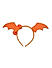 Halloween Orange Scary Bat Kids Hair Band 