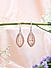 Premium14k Rose Gold-Plated AAA American Diamond White Cocktail DropEarrings