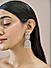 Premium  14k Rhodium-Plated AAA American Diamond Jhumkas Earrings