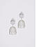 Premium  14k Rhodium-Plated AAA American Diamond Jhumkas Earrings