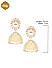 Premium 14k Gold Plated AAA American Diamond Jhumka Earring