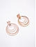 Premium 14k Rose Gold-Plated AAA American Diamond  Drop Earring