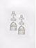 Premium  14k Rhodium-Plated AAA American Diamond white Jhumka Earring