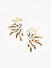 Mixed Metal PartyWear  Leaf Stud Earrings