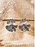 Silver Floral Petal Drop & Dangler Earrings