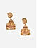 Women Gold Plated Peacock Temple Jhumkas Earrings