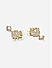 Women Gold  Pearl Wedding Choker Necklace & Earrings Set