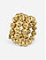 Women Gold Plated Spiral Bracelet