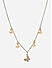 Women Gold Casual Bufferfly Drops Choker Necklace