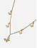 Women Gold Casual Bufferfly Drops Choker Necklace