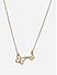 Women Gold Casual Bufferfly Studded Minimal Choker Necklace