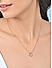 Women Gold Casual Heart Minimal Charm Necklace