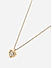 Women Gold Casual Heart Minimal Charm Necklace