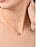 Women Gold Casual Bow Minimal Charm Necklace