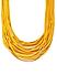 Mustard Yellow Layered Necklace For Women