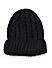 Winter Time Black Pearl Embellished Winter Beanie Cap For Women