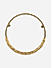 Gold -Toned Party Molten Beaded Choker Necklace