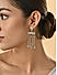 Gold and Silver Plated  Ghunghroo Double Layered Beaded Long Drop & Dangler Earrings