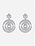 Premium  14k Rhodium-Plated AAA American Diamond Chandbali Earrings