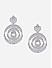 Premium  14k Rhodium-Plated AAA American Diamond Chandbali Earrings