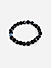 Set of 3 Blue & Black Beaded Statement Bracelet