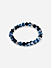 Set of 3 Blue & Black Beaded Statement Bracelet