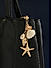 Gold-Toned Starfish and Shell Beach-Vibes Bag Charm