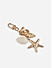 Gold-Toned Starfish and Shell Beach-Vibes Bag Charm