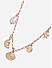 Gold-Toned Starfish and Shell Beach Charms Choker Necklace