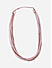 Peach Multi Strands Statement Layered Choker Necklace