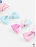 ToniQ Kids Set of 5 Multi-Colour Contton Candy Pretty Bow Hairclip for Girls