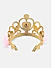 Toniq Kids Party Dress Up Magical Pink Tiara Crown Hair band For Girls - Silver 