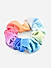ToniQ Kids Set of 3 Pretty Pastel Rainbow Scrunchies for Girls