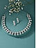 ToniQ Silver Plated  American Diamond Floral Jewelry Set For Women