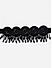 ToniQ Stylish Black Beaded Choker Necklace for Women