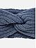 Blue Knitted Winter Woollen Warm Wide Ear Cross Crochet Hairband 