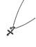 The Bro Code Silver Plated Skull Embossed Cross Pendant Necklace For Men