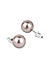 ToniQ Stylish Classic White Pink & Grey Pearl Stud Earing Set For Women (Set of 12)