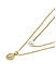 Toniq Stylish Gold Plated Floral & Pearl Layered Necklace For Women
