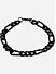 The Bro Code Black Cuban Link Chain Bracelet for Men