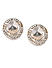 Stones Gold Plated Stud Earring