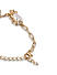 Toniq Classic Gold Plated Charm Bracelet For Women