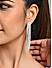 Toniq Classic Silver Plated Geometrical Drop Earring For Women