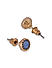 Toniq Classic Gold & Silver Plated Set of 25 Stud Earrings for women