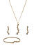 Toniq Classic Gold Plated jewellery set for women