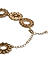 Toniq Classic Gold Plated Floral Statement Necklace for women